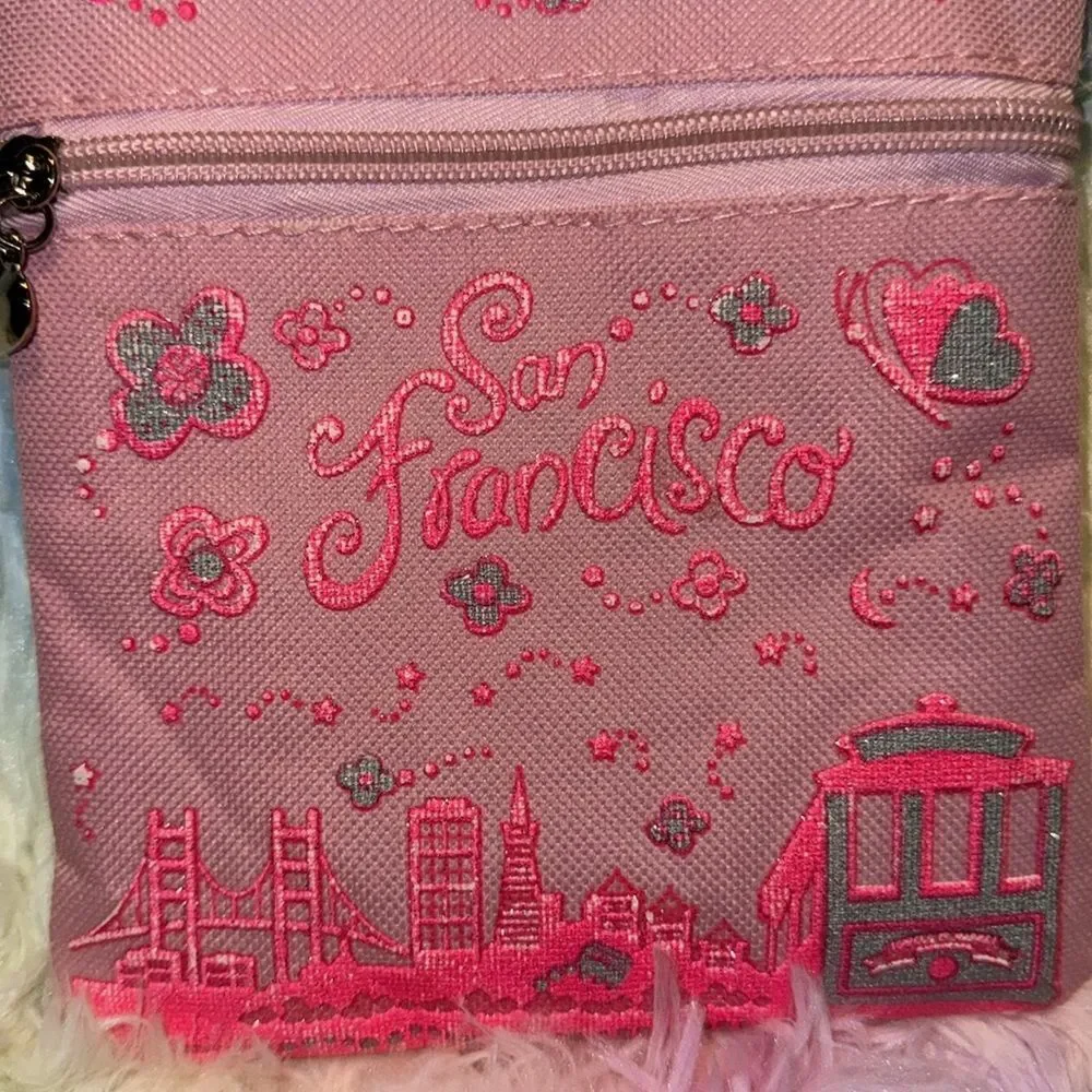 San Francisco pink crossbody bag